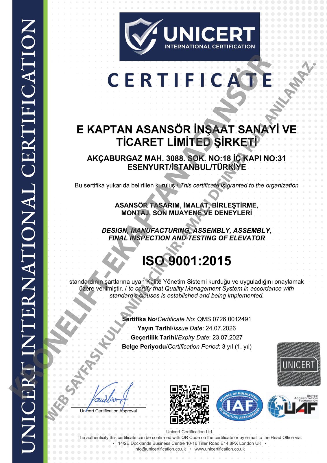 ISO 9001:2015